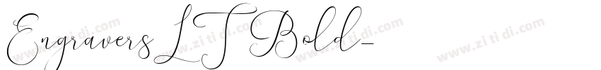 EngraversLT Bold字体转换